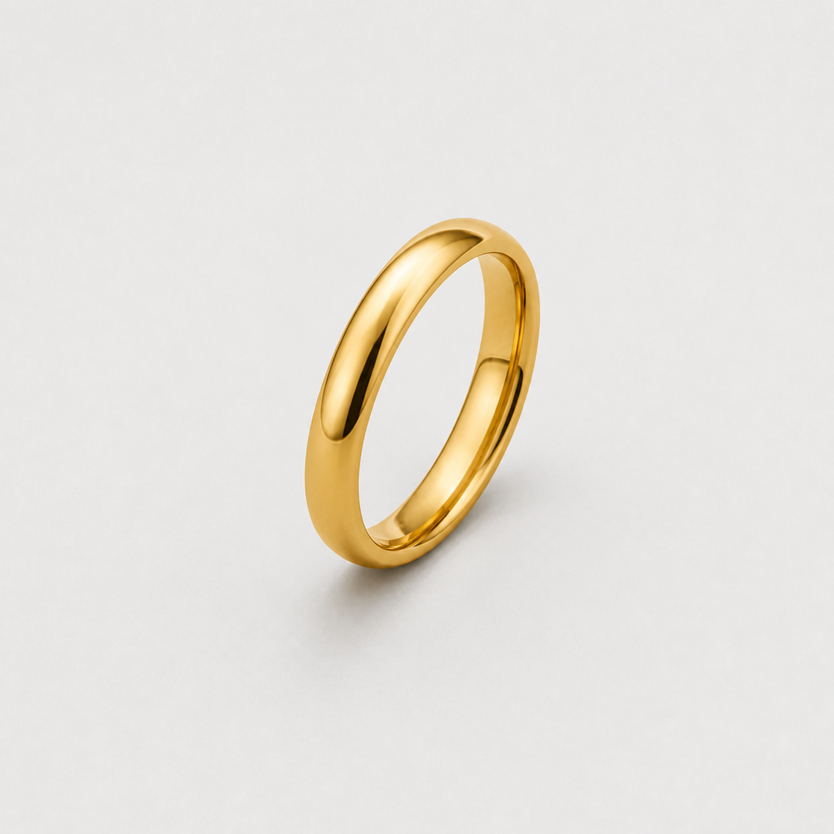 Classic Fine Comfort Band on light gray studio background