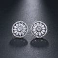 Crystal Flower Luxe Earrings