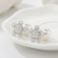 Zirconia Frost Drop Earrings