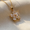 Golden Petal Necklace