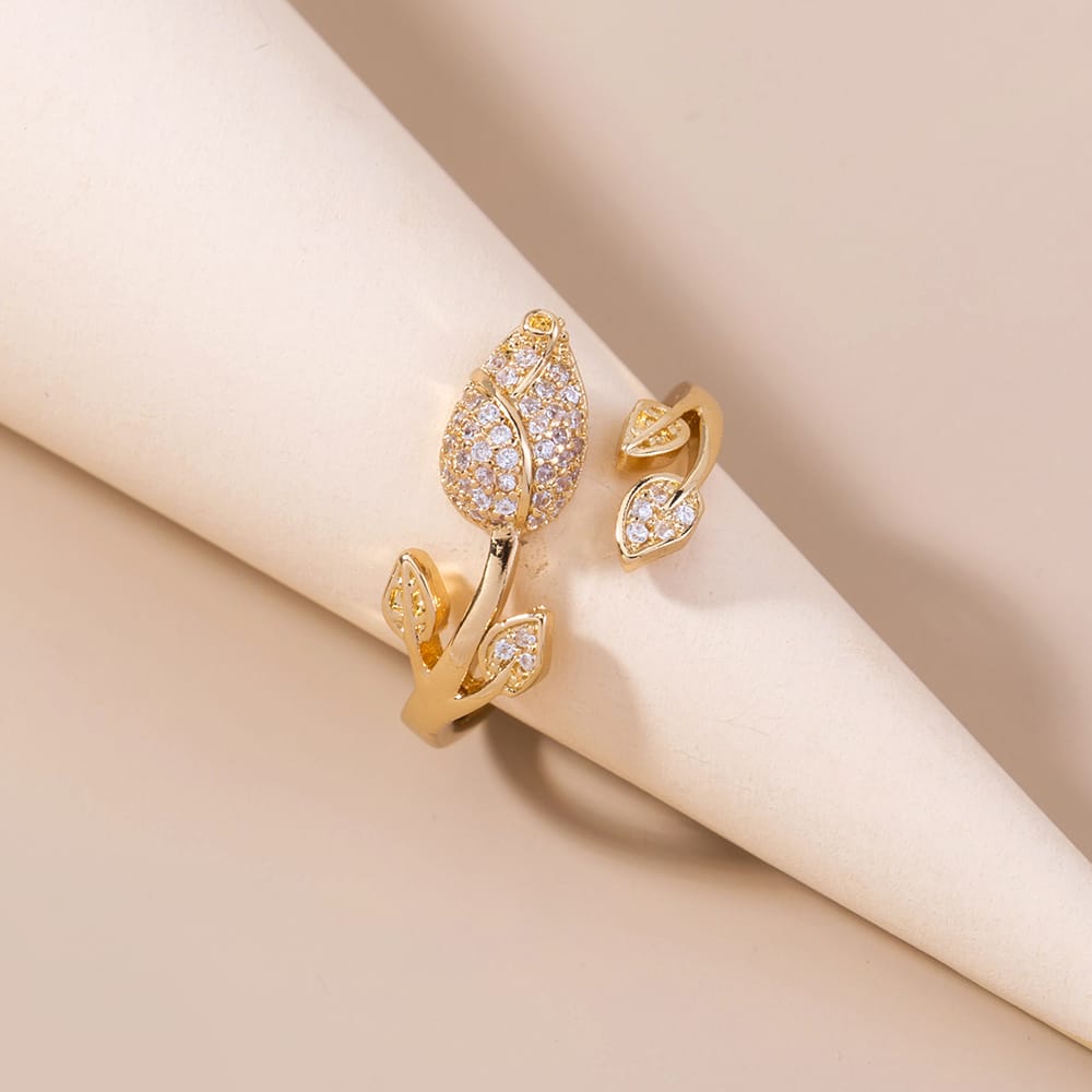 Secret Floral Garden Ring detail
