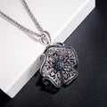 Majestic Sapphire Charm Necklace