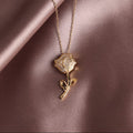 Eternal Floral Rose Necklace