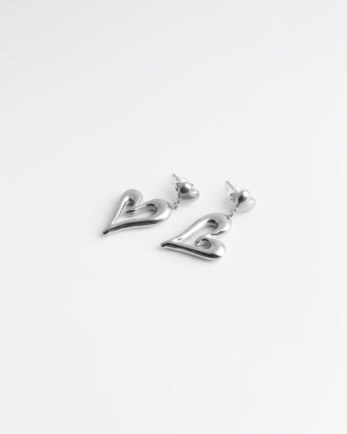 Chic Double Heart Studs