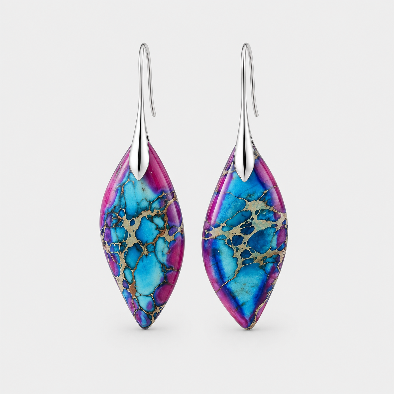 Amethyst Natural Stone Earrings