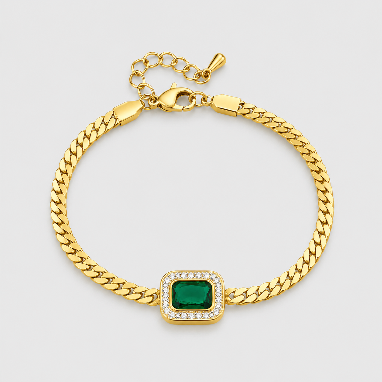 Verdant Frame Charm Bracelet