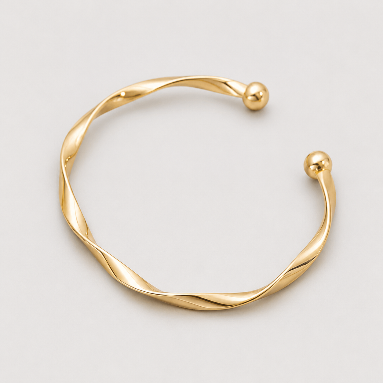 Elegant Gold Open Bracelet