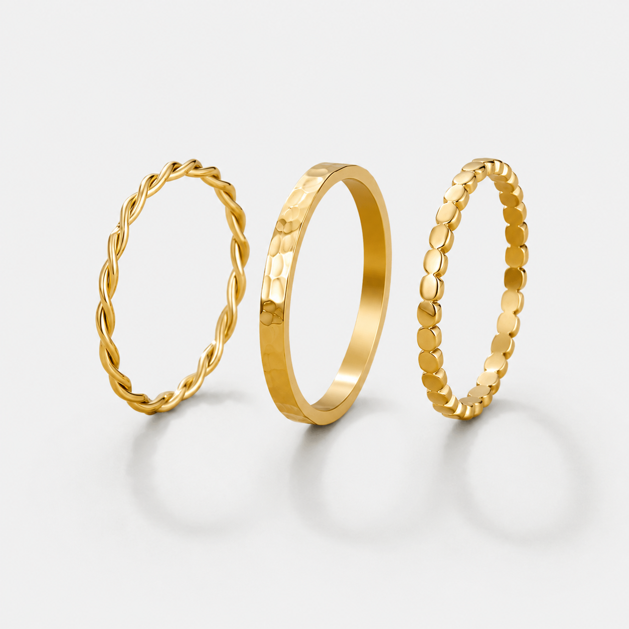 Hella Gold Stacked Ring