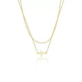 Elora Double Chain Cross