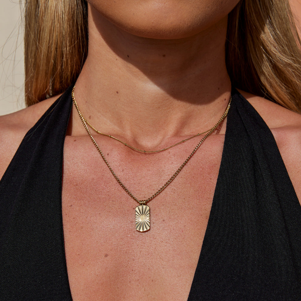 Kiya Gold Pendant Necklace