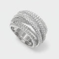 Luxury Multi Layered Cross Ring