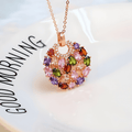 Radiant Gem Charm Necklace