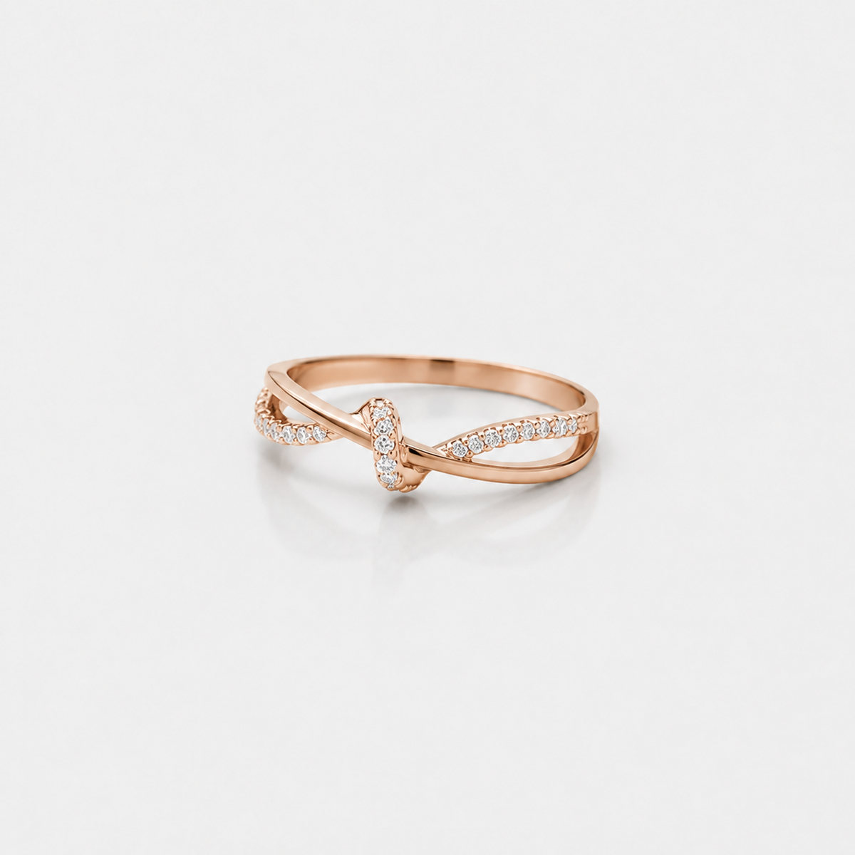 Classic Cross Knot Ring studio product photo