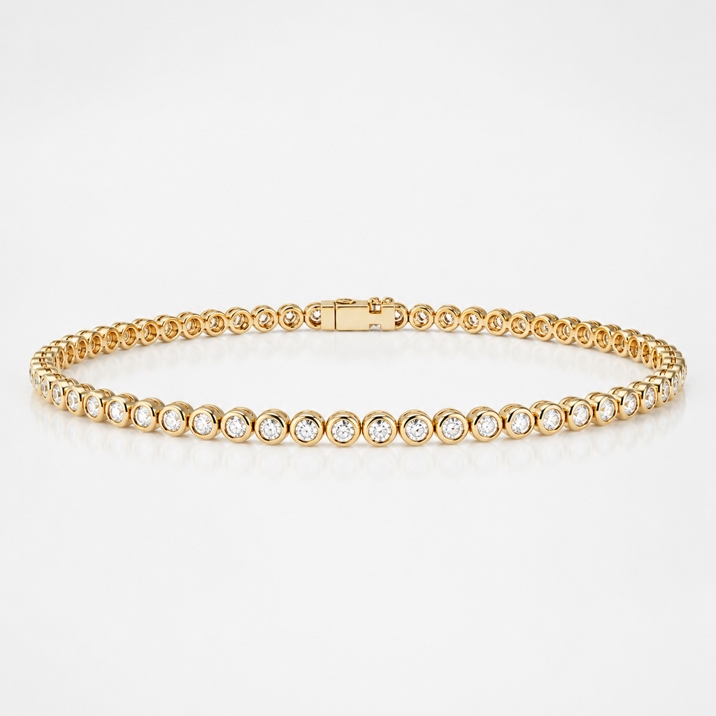 Classic Silver or Gold Tennis Bracelet