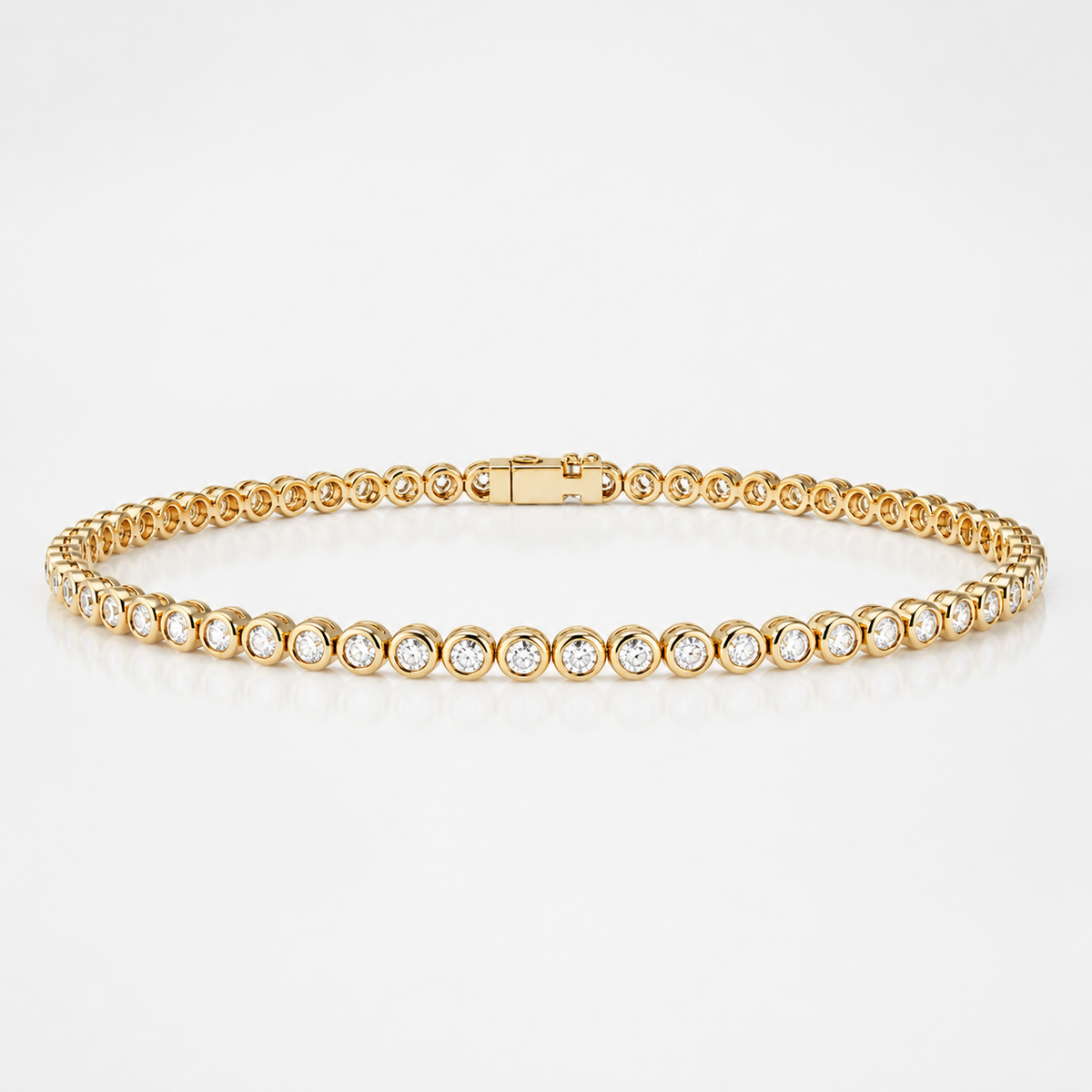 Classic Silver or Gold Tennis Bracelet