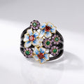 Garden Radiance Enamel Ring