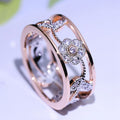 Radiant Rose Bloom Ring