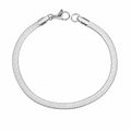 Stacking Flat Herringbone Bracelet