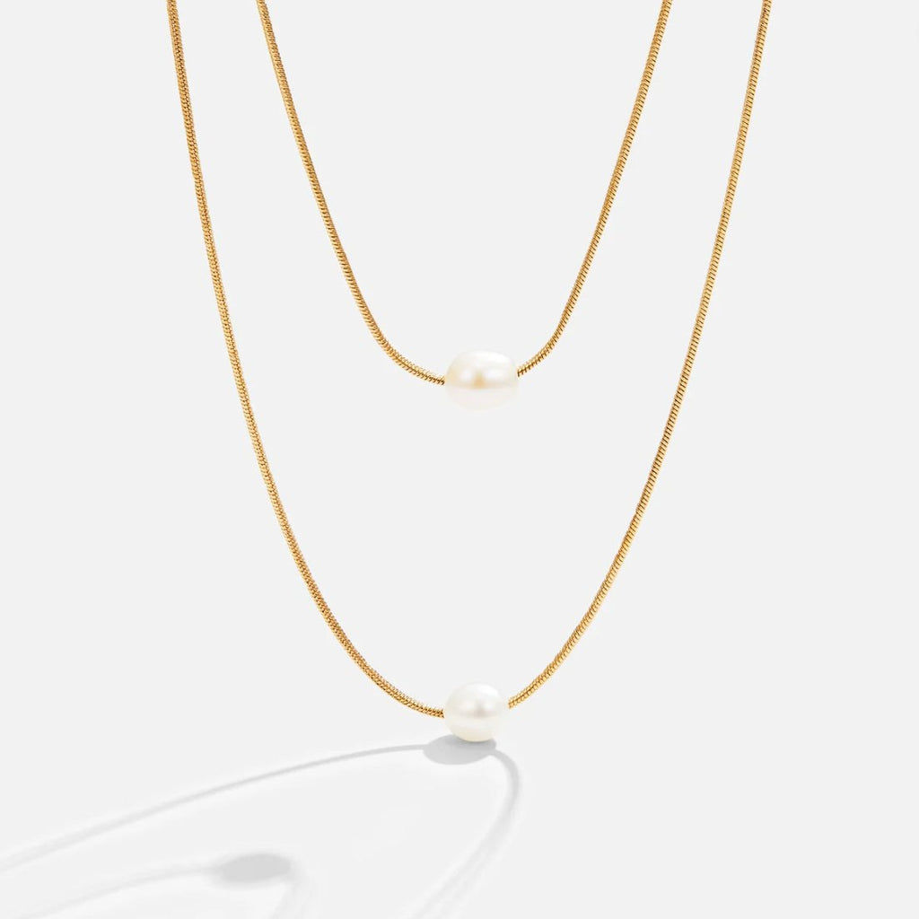 Layered Freshwater Pearl Necklace