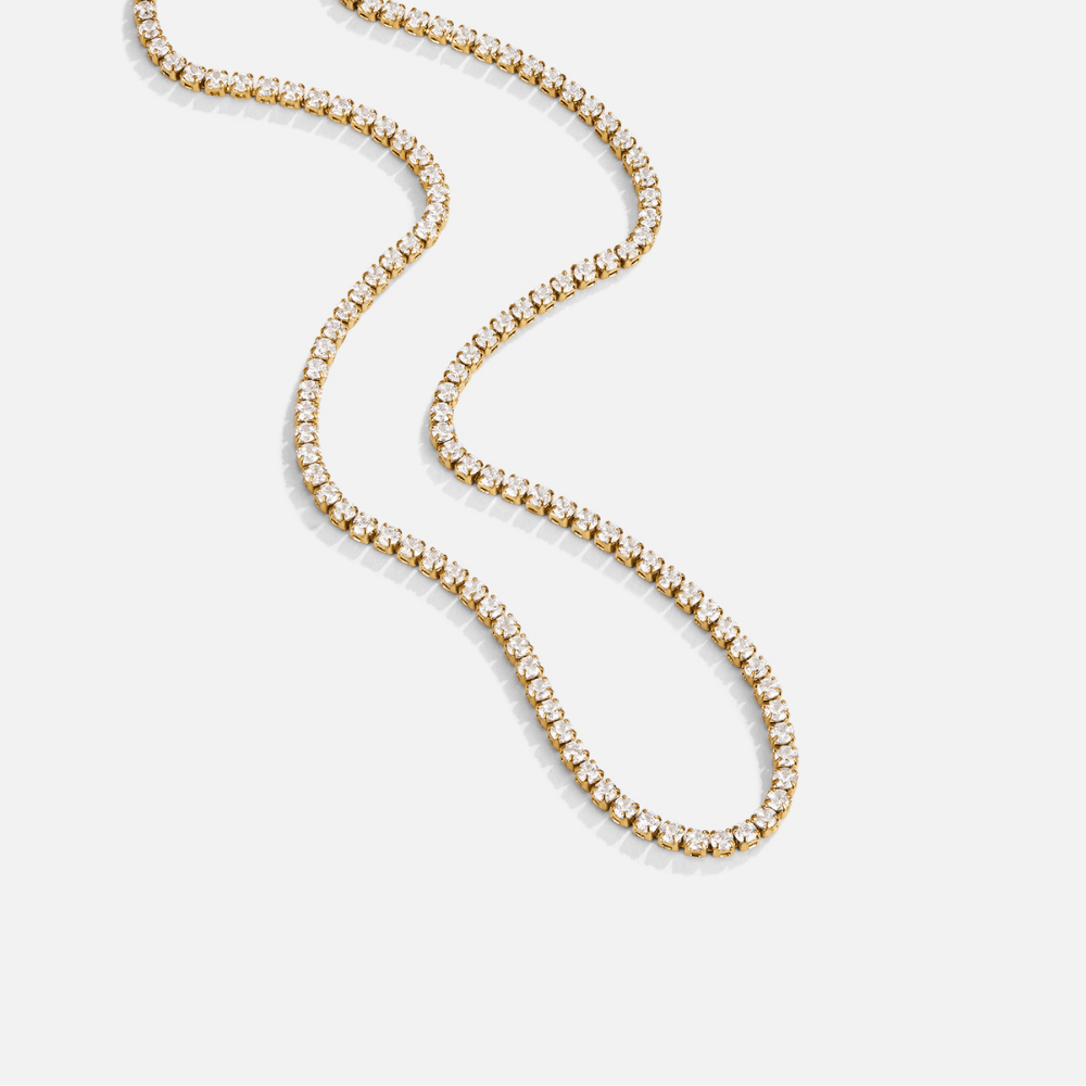 Cordelia Gold Crystal Necklace