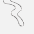 Cordelia Silver Crystal Necklace