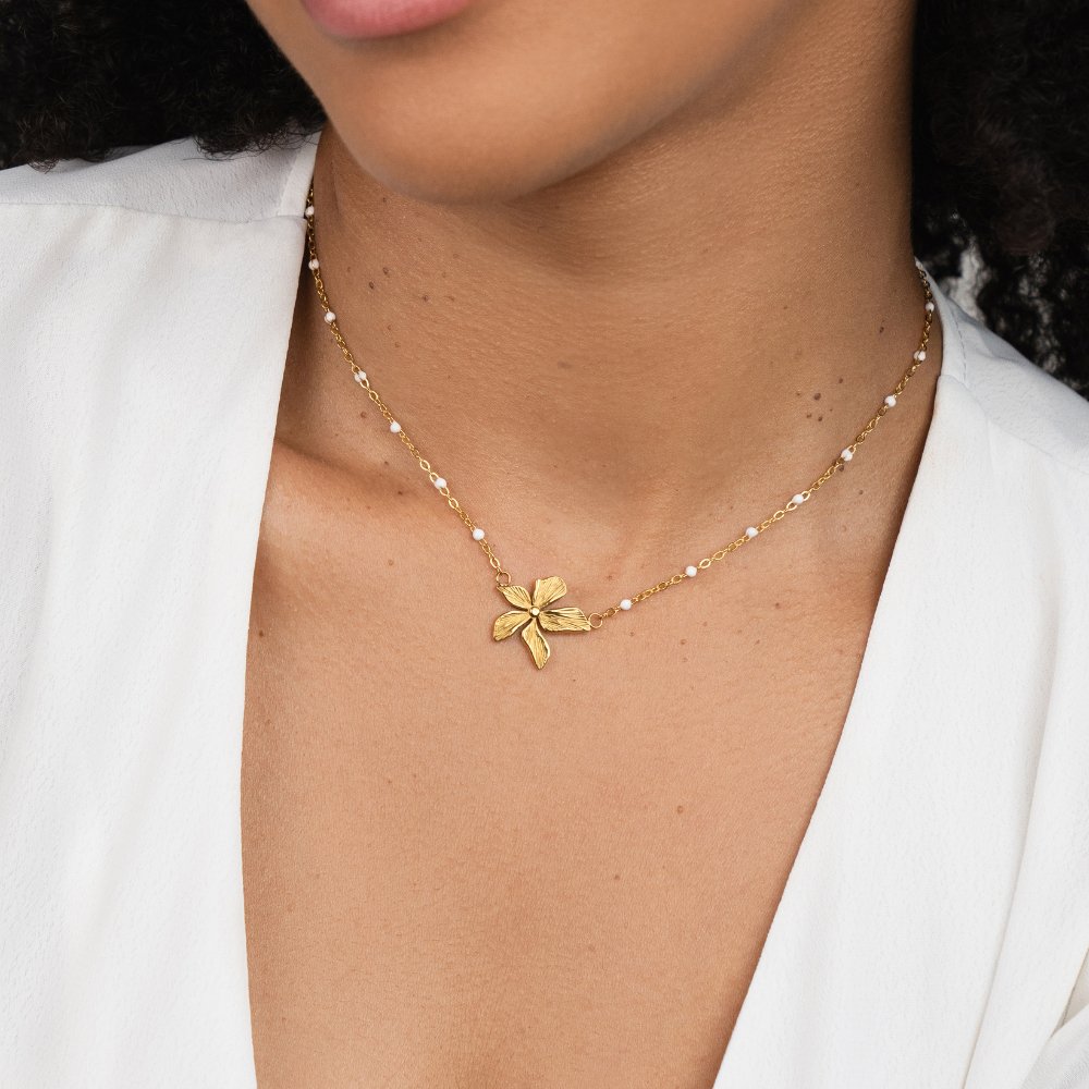 ‘Spring Bloom’ Bead Necklace