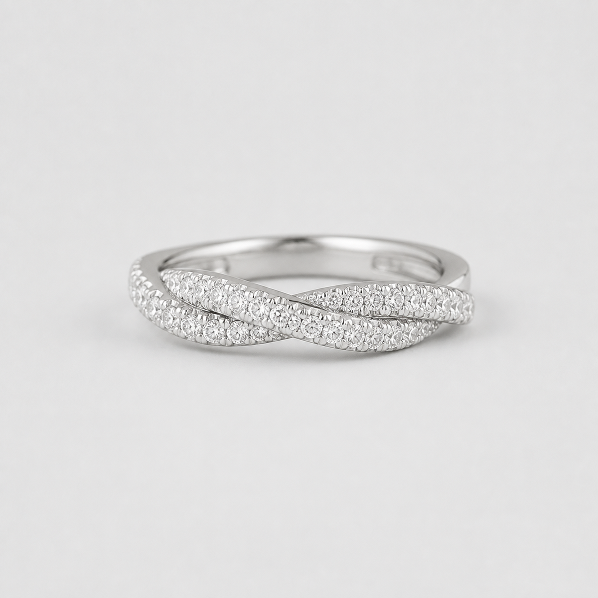 Twisted Stones Crossover Band – centered light gray studio product photo
