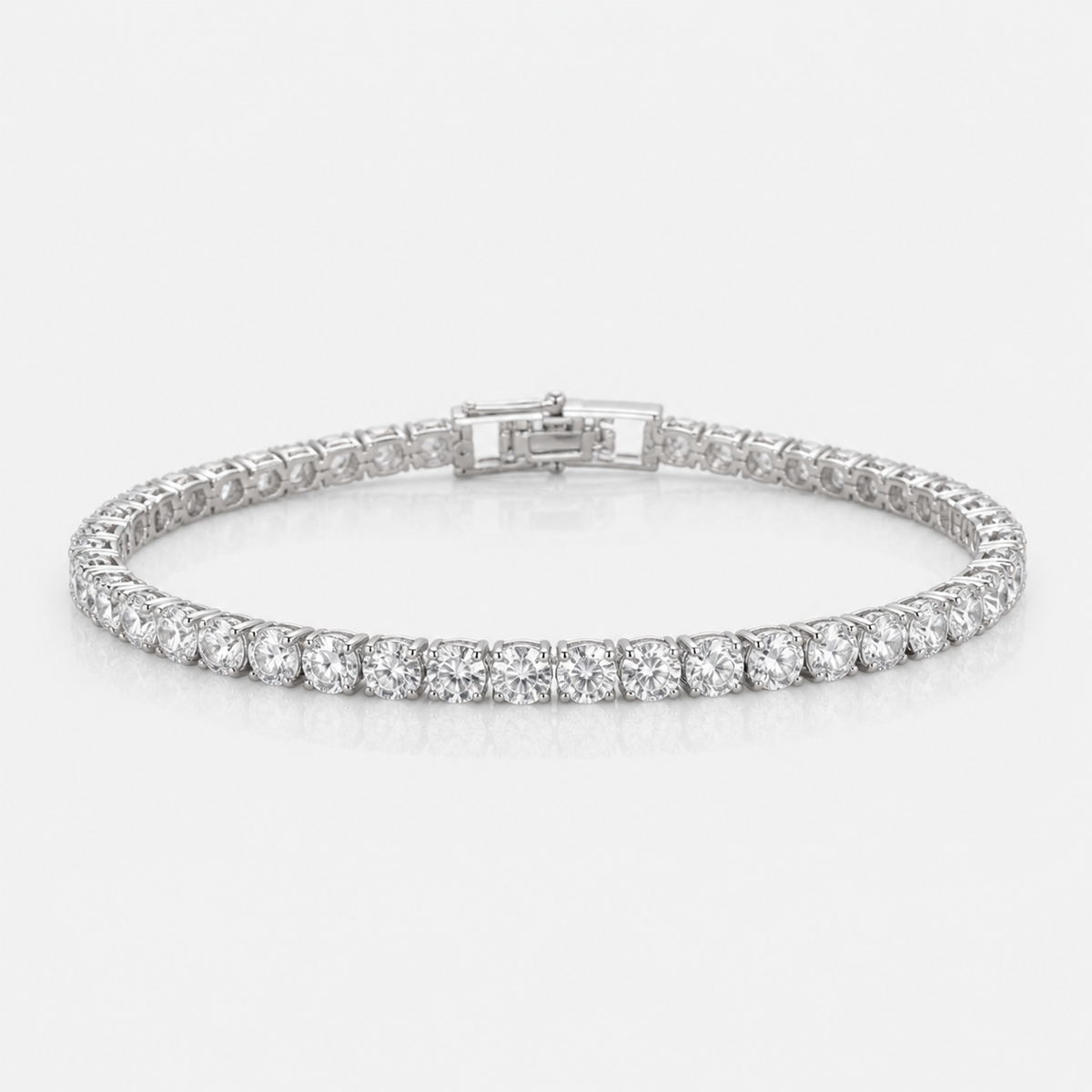 Venice Stone Tennis Bracelet on white studio background